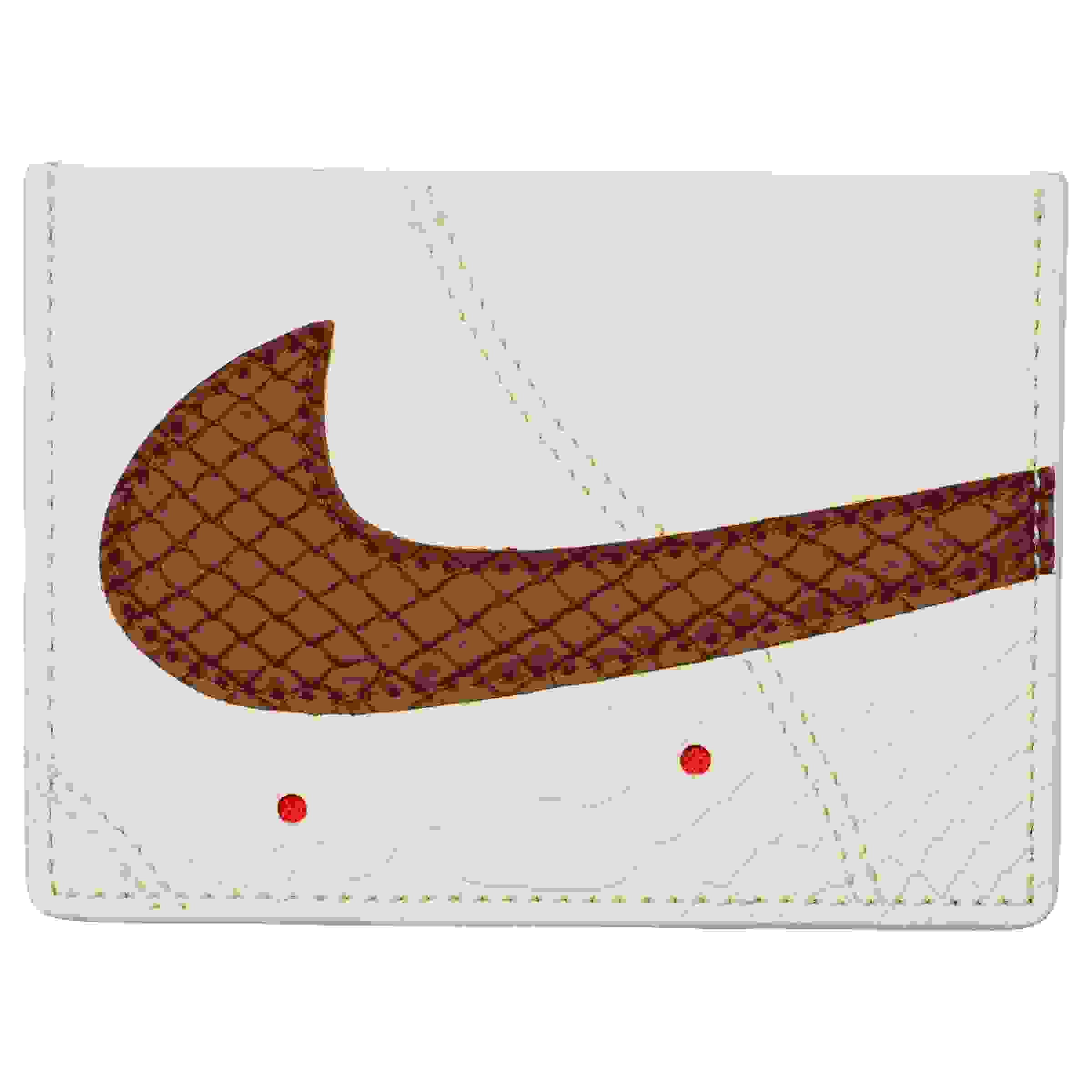 Nike Air Force 1 Snake Tan/Red Card Wallet